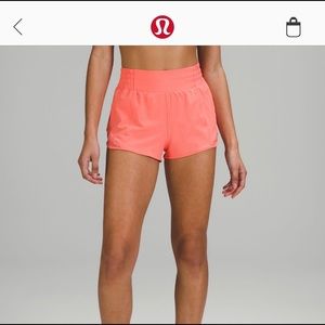 Lululemon Pink Hottie Hot Shorts